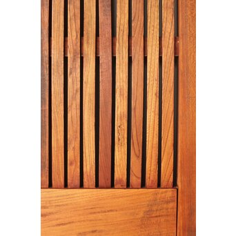 総欅 輪花金具格子蔵戸　W087Y 