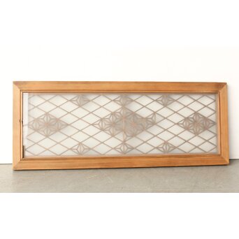 散らし組子小型欄間　R0268 背面はガラス入り