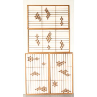 枠無 散らし組子 4枚1組　R0269 両面使い　他面と印象は変わりません