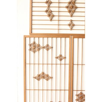 枠無 散らし組子 4枚1組　R0269 