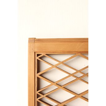 二重菱 小型組子欄間 4枚1組　R0270 