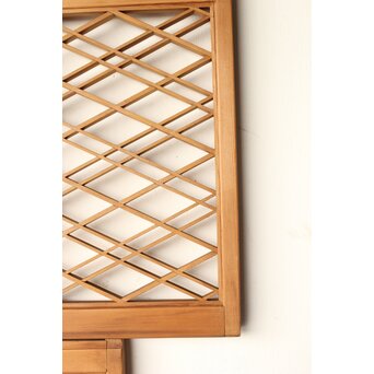 二重菱 小型組子欄間 4枚1組　R0270 