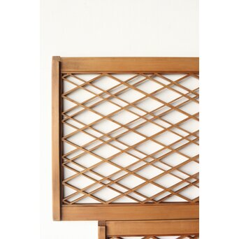 二重菱 小型組子欄間 4枚1組　R0270 