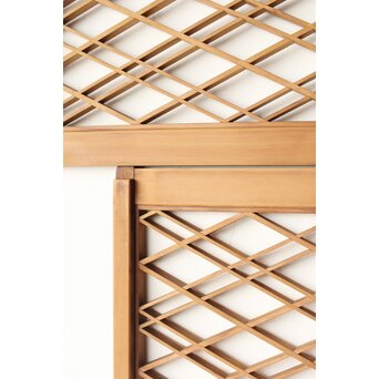 二重菱 小型組子欄間 4枚1組　R0270 