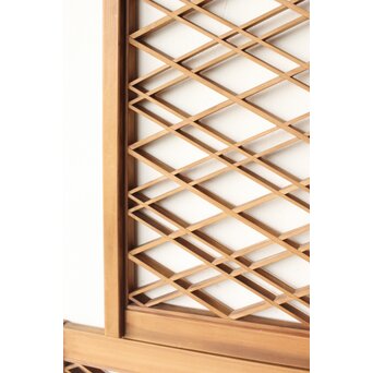 二重菱 小型組子欄間 4枚1組　R0270 