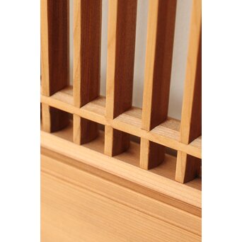 面取り格子 筬欄間 2枚1組　R0271 