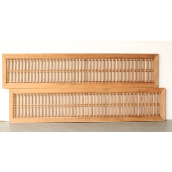 面取り格子 筬欄間 2枚1組　R0271 もう片面も印象は同じ