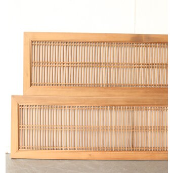 面取り格子 筬欄間 2枚1組　R0271 