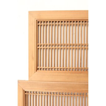 面取り格子 筬欄間 2枚1組　R0271 