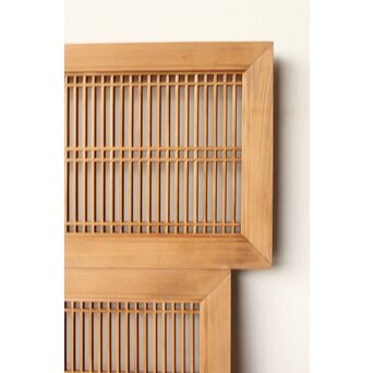 面取り格子 筬欄間 2枚1組　R0271 