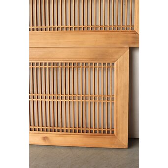 面取り格子 筬欄間 2枚1組　R0271 