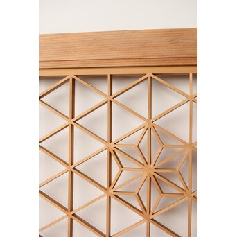 白木組子欄間 2枚1組　R0273 