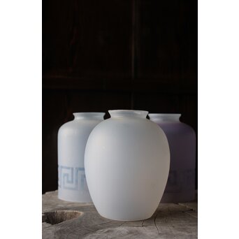 オパールセントガラス電笠照明 5個1組　A066 