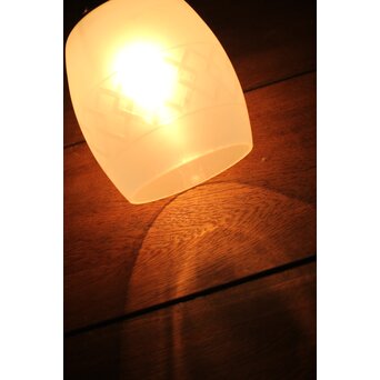 オパールセントガラス電笠照明 5個1組　A066 