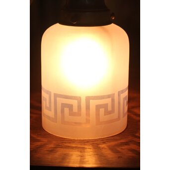 オパールセントガラス電笠照明 5個1組　A066 