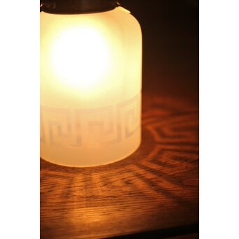 オパールセントガラス電笠照明 5個1組　A066 