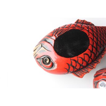 鯛型 菓子器 四客　Q322 