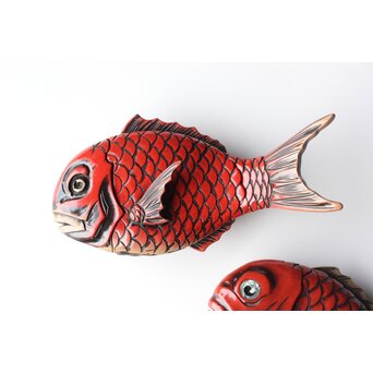 鯛型 菓子器 四客　Q322 