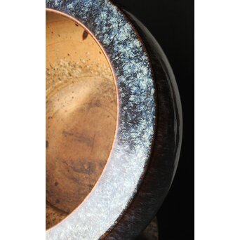 海鼠釉 大瓶掛/火鉢　P383 