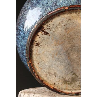 海鼠釉 大瓶掛/火鉢　P383 