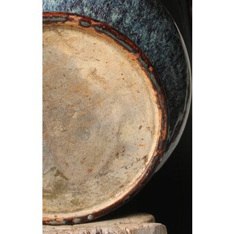 海鼠釉 大瓶掛/火鉢　P383 