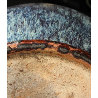 海鼠釉 大瓶掛/火鉢　P383 