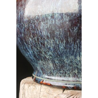 海鼠釉 大瓶掛/火鉢　P383 