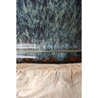 海鼠釉 大瓶掛/火鉢　P383 