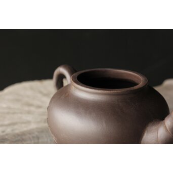 凌玉妹 竹型 紫泥急須/茶壺　P384 