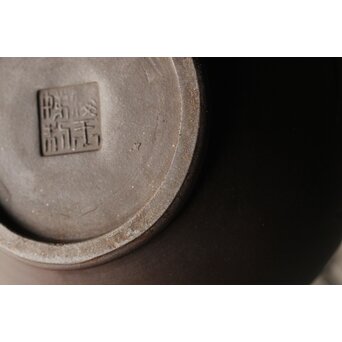 凌玉妹 竹型 紫泥急須/茶壺　P384 