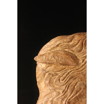 恐竜か 駱駝か 木彫オブジェ　X399 