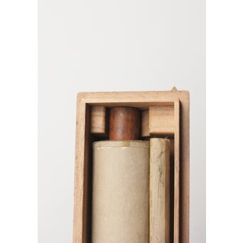 倣 柳沢淇園 柳里恭 唐人物 絹本軸装　Z387 