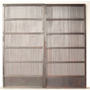 時代格子戸 2枚1組　L1072 ここから背面　障子枠はありません