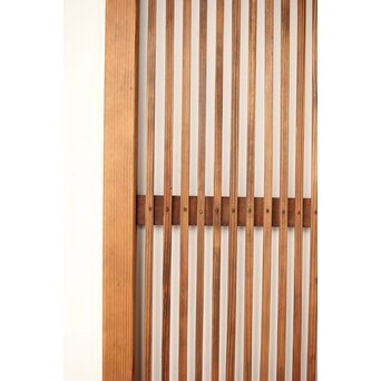 クリアガラス 白木格子戸 3枚1組　L1073 