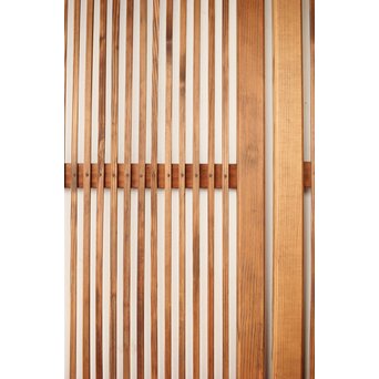 クリアガラス 白木格子戸 3枚1組　L1073 