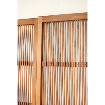 クリアガラス 白木格子戸 3枚1組　L1073 