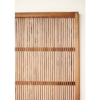 クリアガラス 白木格子戸 3枚1組　L1073 