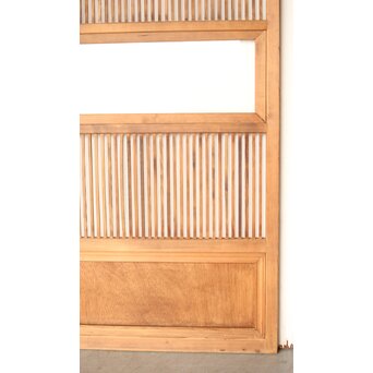 クリアガラス 白木格子戸 3枚1組　L1073 