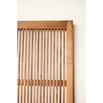 クリアガラス 白木格子戸 3枚1組　L1073 