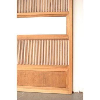 クリアガラス 白木格子戸 3枚1組　L1073 