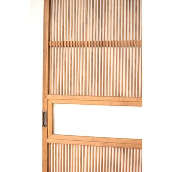 クリアガラス 白木格子戸 3枚1組　L1073 