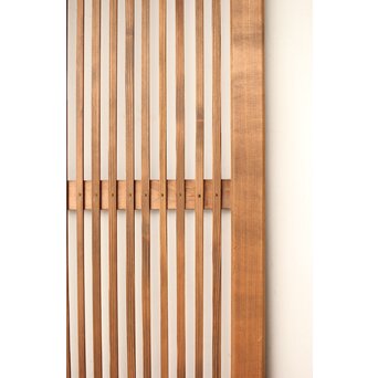 クリアガラス 白木格子戸 3枚1組　L1073 