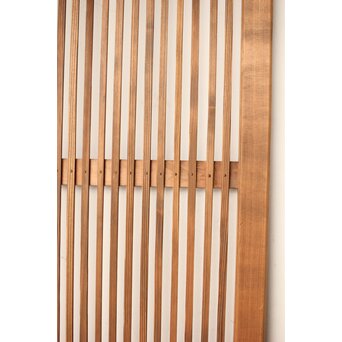 クリアガラス 白木格子戸 3枚1組　L1073 