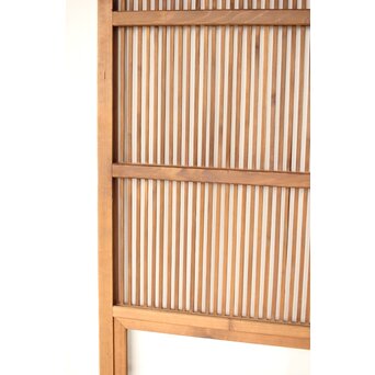 クリアガラス 白木格子戸 3枚1組　L1073 