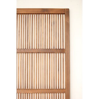 クリアガラス 白木格子戸 3枚1組　L1073 