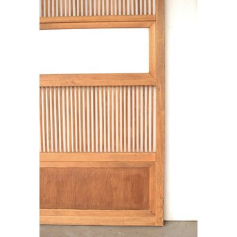 クリアガラス 白木格子戸 3枚1組　L1073 