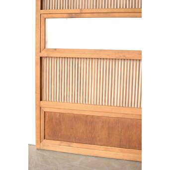 クリアガラス 白木格子戸 3枚1組　L1073 