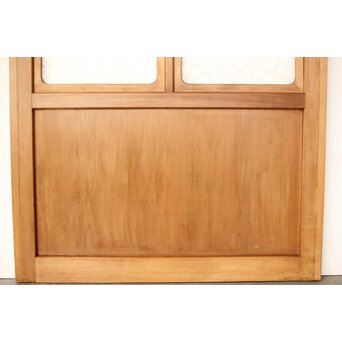 曲木組子のプレスガラス戸L　GD0159 