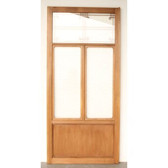 曲木組子のプレスガラス戸L　GD0159 ここから背面