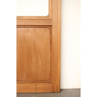 曲木組子のプレスガラス戸L　GD0159 